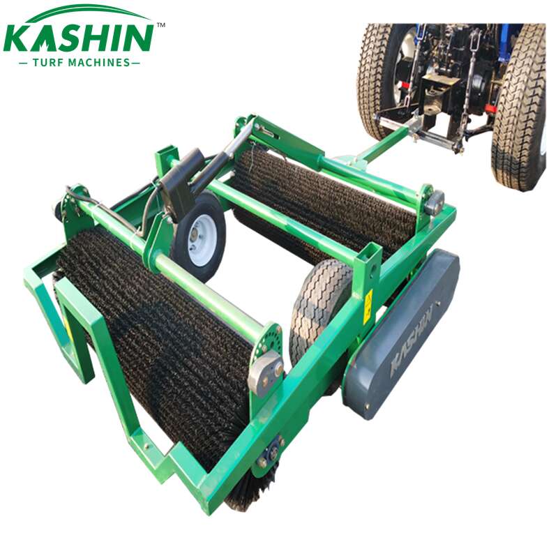 KASHIN TB220 щітка для газону, зелена щітка, щітка для гольфу, щітка для спортивних майданчиків (2)